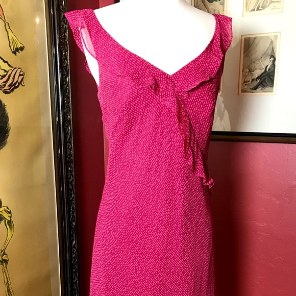 Ann Taylor Pink Silk Summer Dress - Picture 1 of 6
